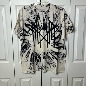 Sleep Token Shirt Tan Black Mens XL Tie Dye